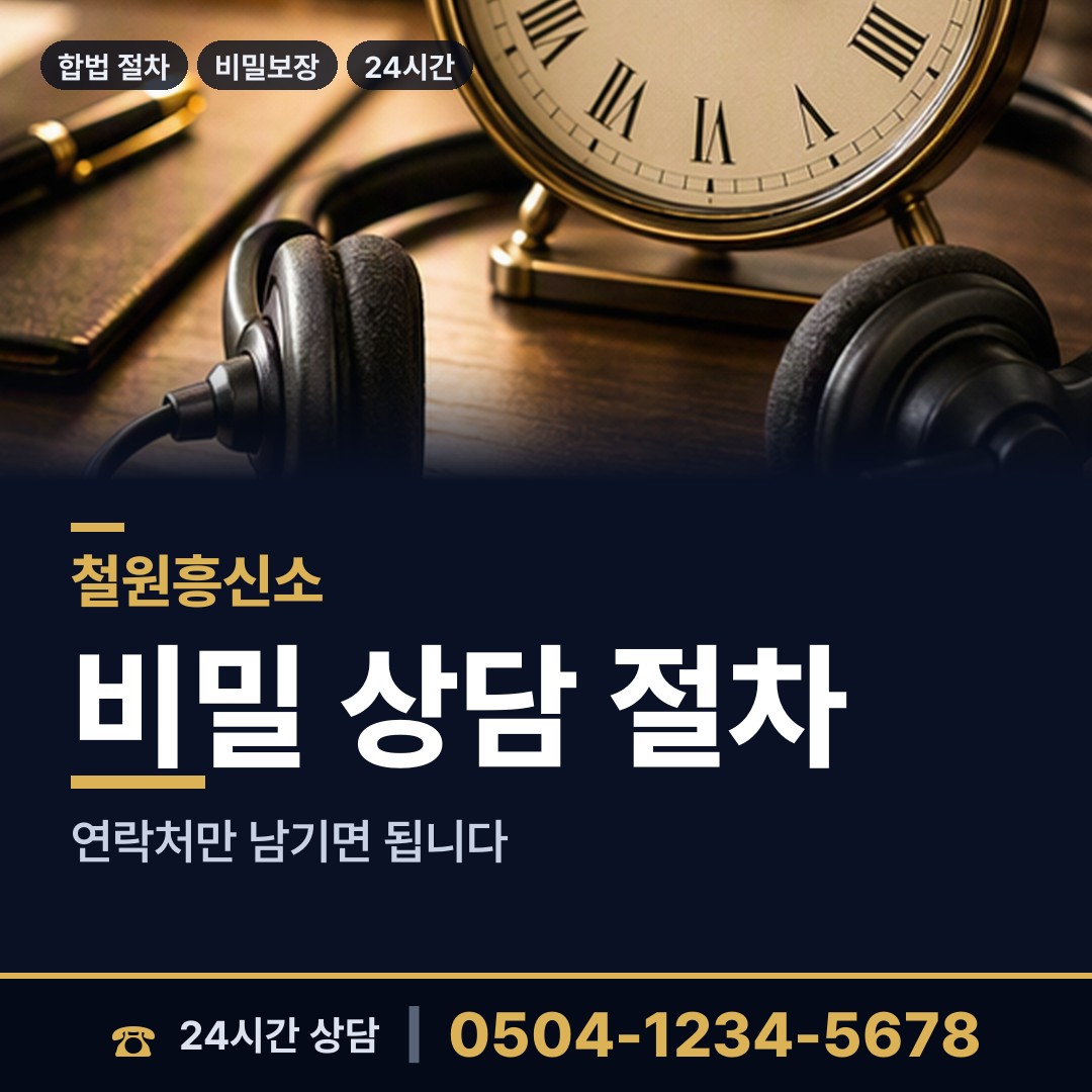 철원 김화읍 당일조사 상담 안내